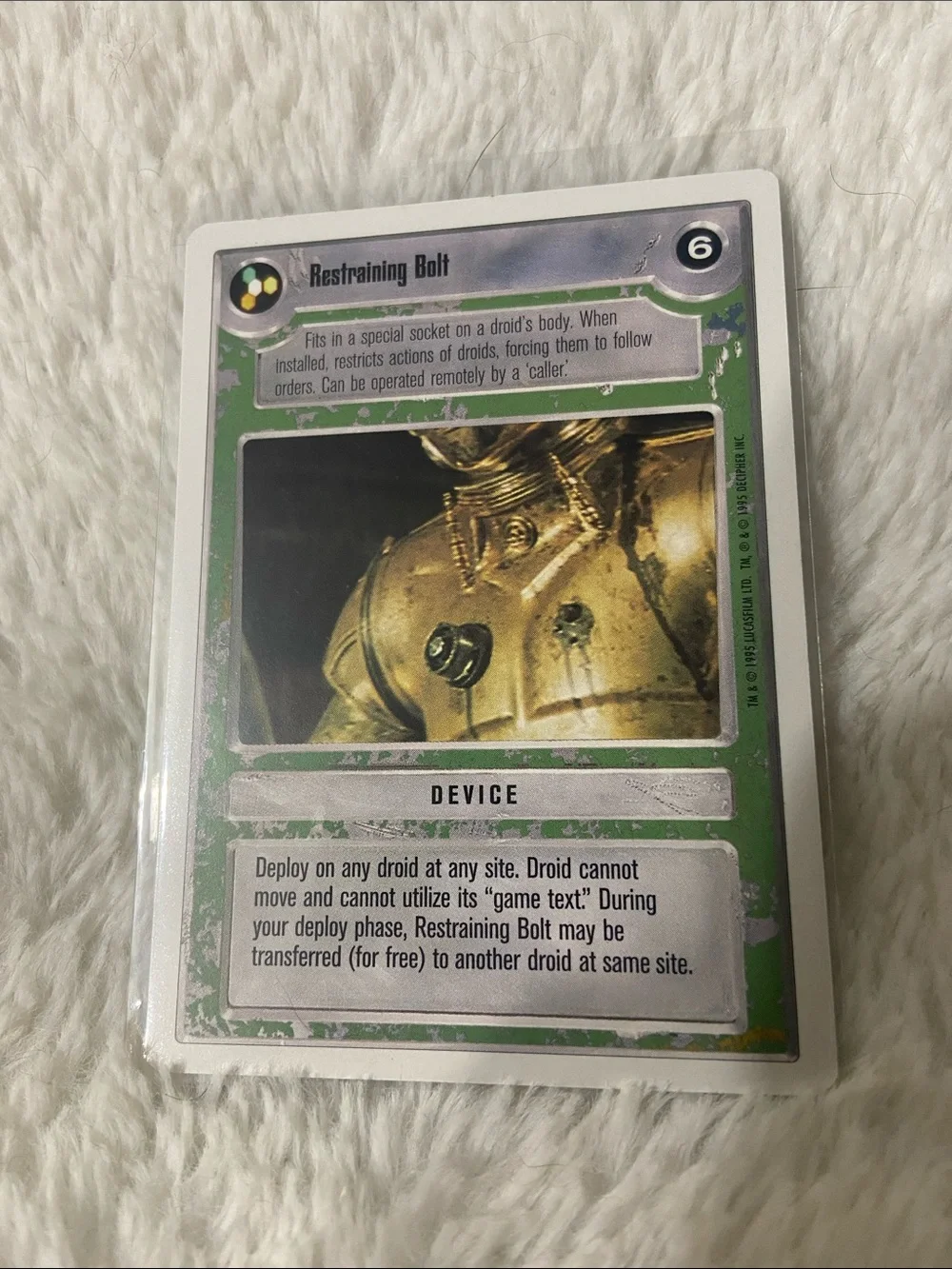 Restraining Bolt Star Wars Card